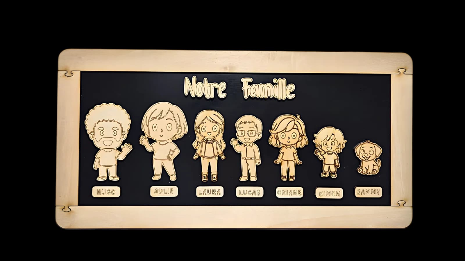 Ardoise Nebulos 7 personnages